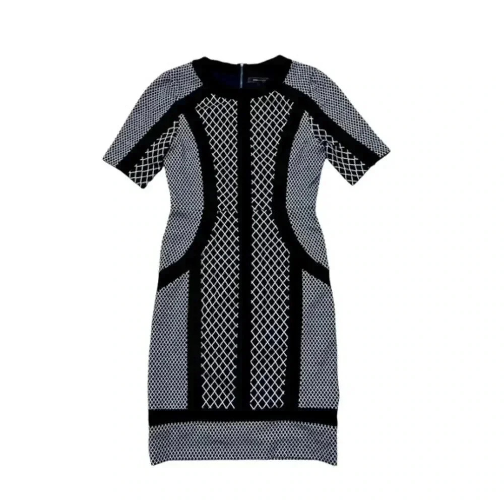 BCBGMAXAZRIA Black Cocktail Dress M | Sleeveless Little Black Dress LBD